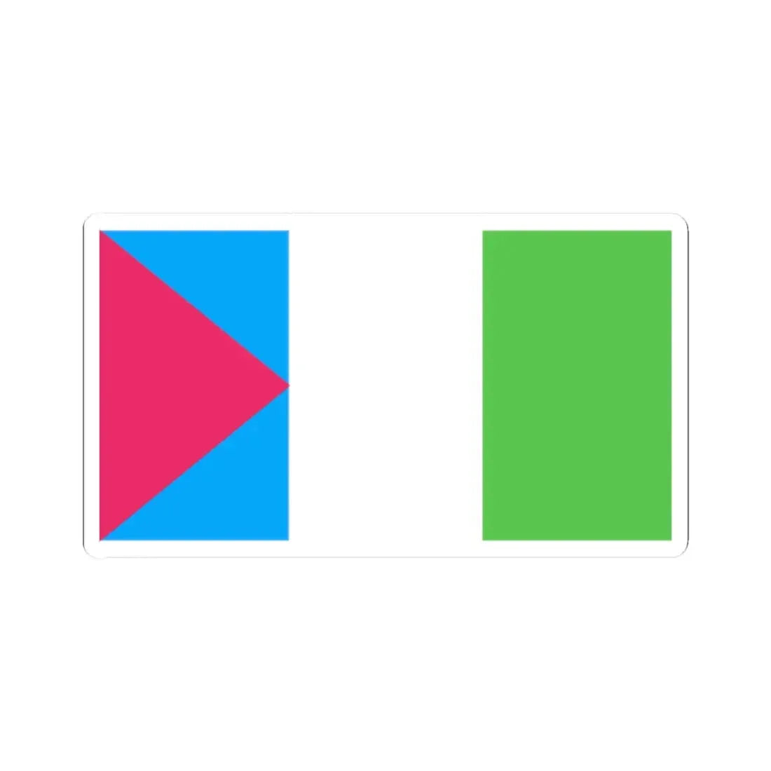 Flag of Condorcanqui (Peru) STICKER Vinyl Kiss-Cut Decal 2 Inch White - The Sticker Space