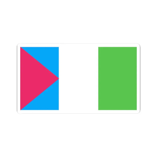 Flag of Condorcanqui (Peru) STICKER Vinyl Kiss-Cut Decal 2 Inch White - The Sticker Space