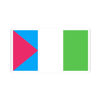 Flag of Condorcanqui (Peru) STICKER Vinyl Kiss-Cut Decal 3 Inch White - The Sticker Space