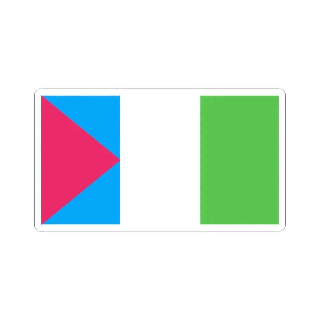 Flag of Condorcanqui (Peru) STICKER Vinyl Kiss-Cut Decal 6 Inch White - The Sticker Space