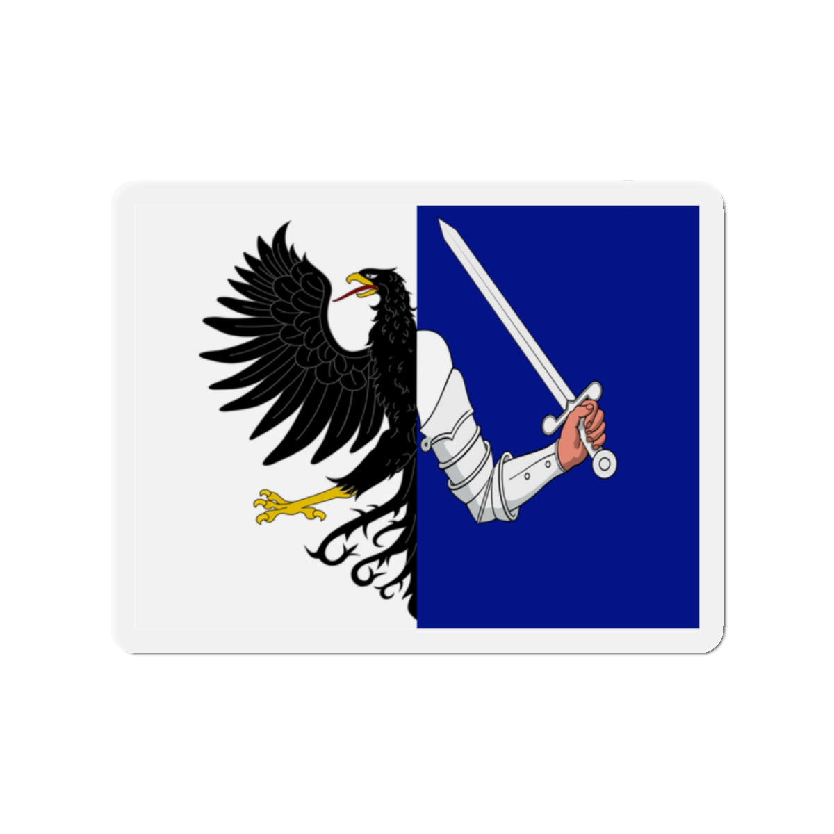 Flag of Connacht Ireland - Die-Cut Magnet-2" x 2"-The Sticker Space