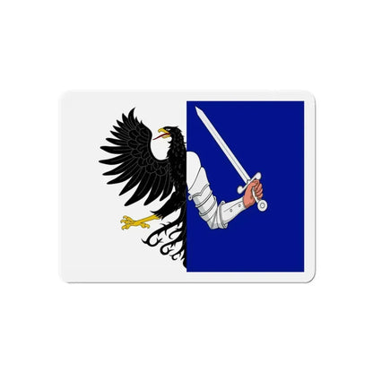 Flag of Connacht Ireland - Refrigerator Magnet 6 Inch - The Sticker Space
