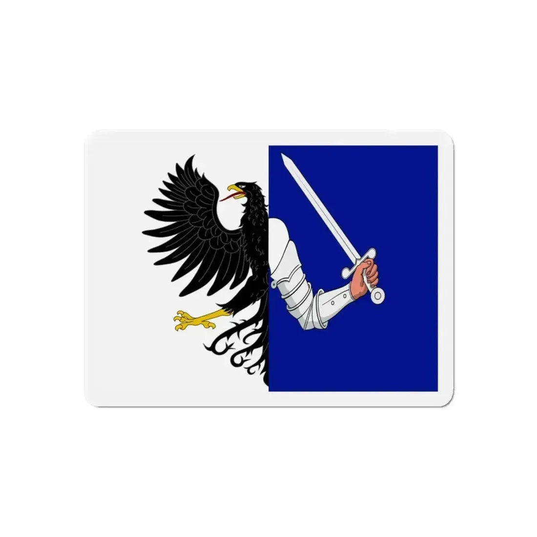 Flag of Connacht Ireland - Refrigerator Magnet - The Sticker Space