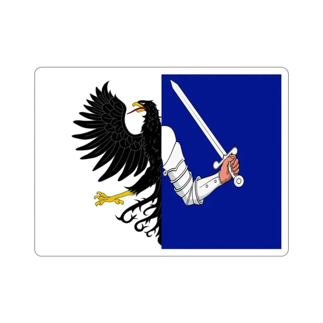 Flag of Connacht Ireland STICKER Vinyl Die-Cut Decal 2 Inch - The Sticker Space