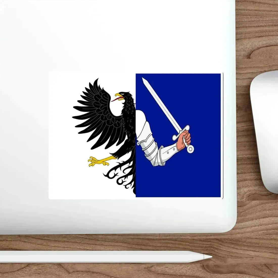 Flag of Connacht Ireland STICKER Vinyl Die-Cut Decal - The Sticker Space