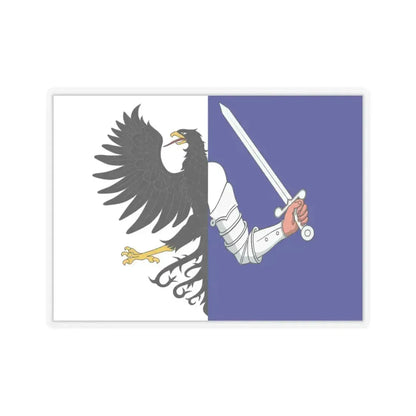 Flag of Connacht Ireland - STICKER Vinyl Kiss-Cut Decal 4 Inch Transparent - The Sticker Space