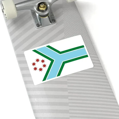 Flag of Cook County Illinois (United States) STICKER Vinyl Kiss-Cut Decal - The Sticker Space