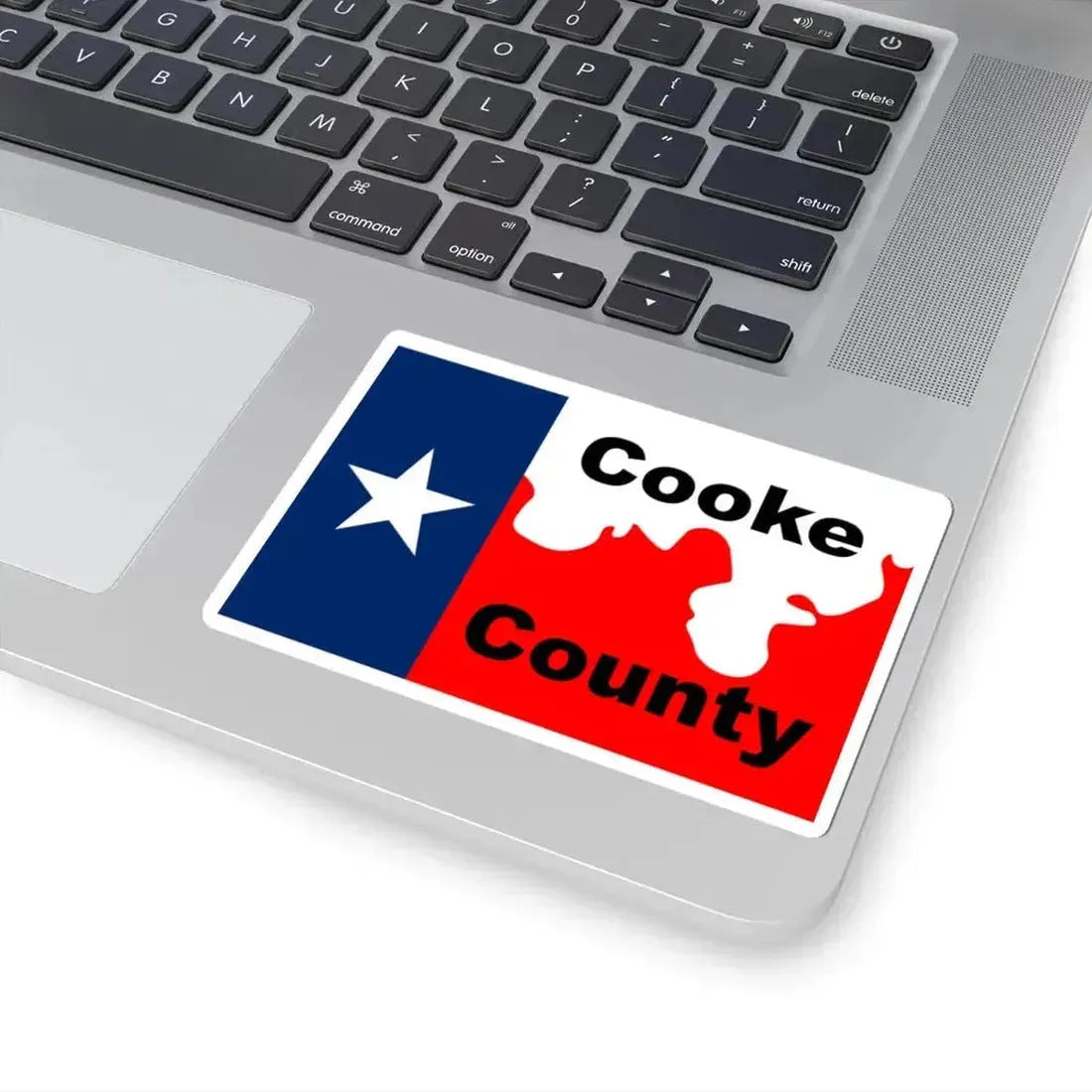 Flag of Cooke County Texas (United States) STICKER Vinyl Kiss-Cut Decal - The Sticker Space
