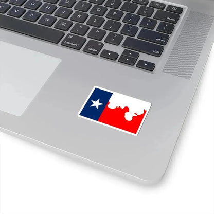 Flag of Cooke County Texas variant (United States) STICKER Vinyl Kiss-Cut Decal - The Sticker Space