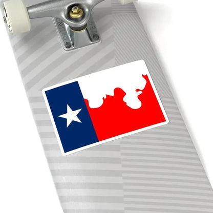 Flag of Cooke County Texas variant (United States) STICKER Vinyl Kiss-Cut Decal - The Sticker Space