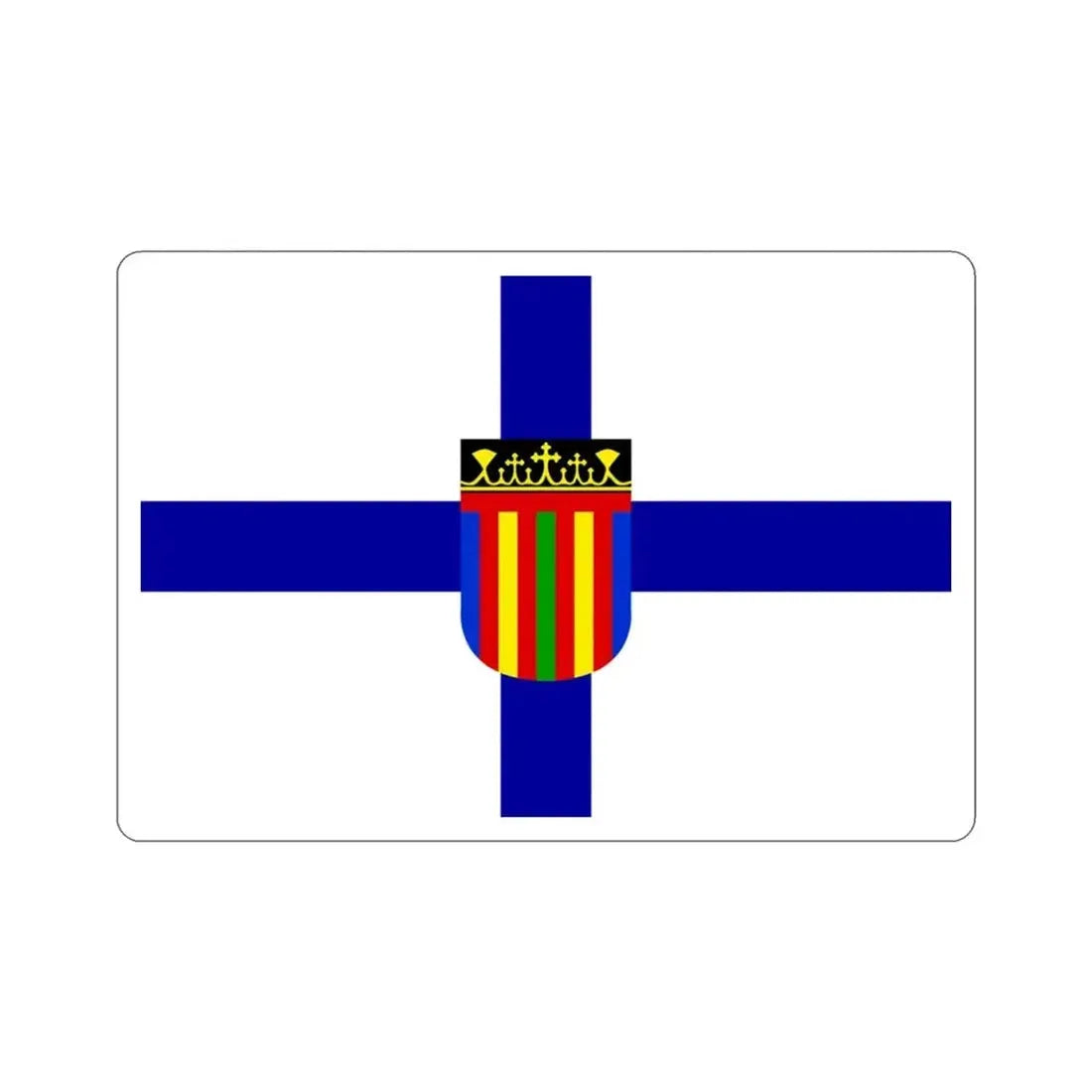 Flag of Coptic Church STICKER Vinyl Die-Cut Decal - The Sticker Space