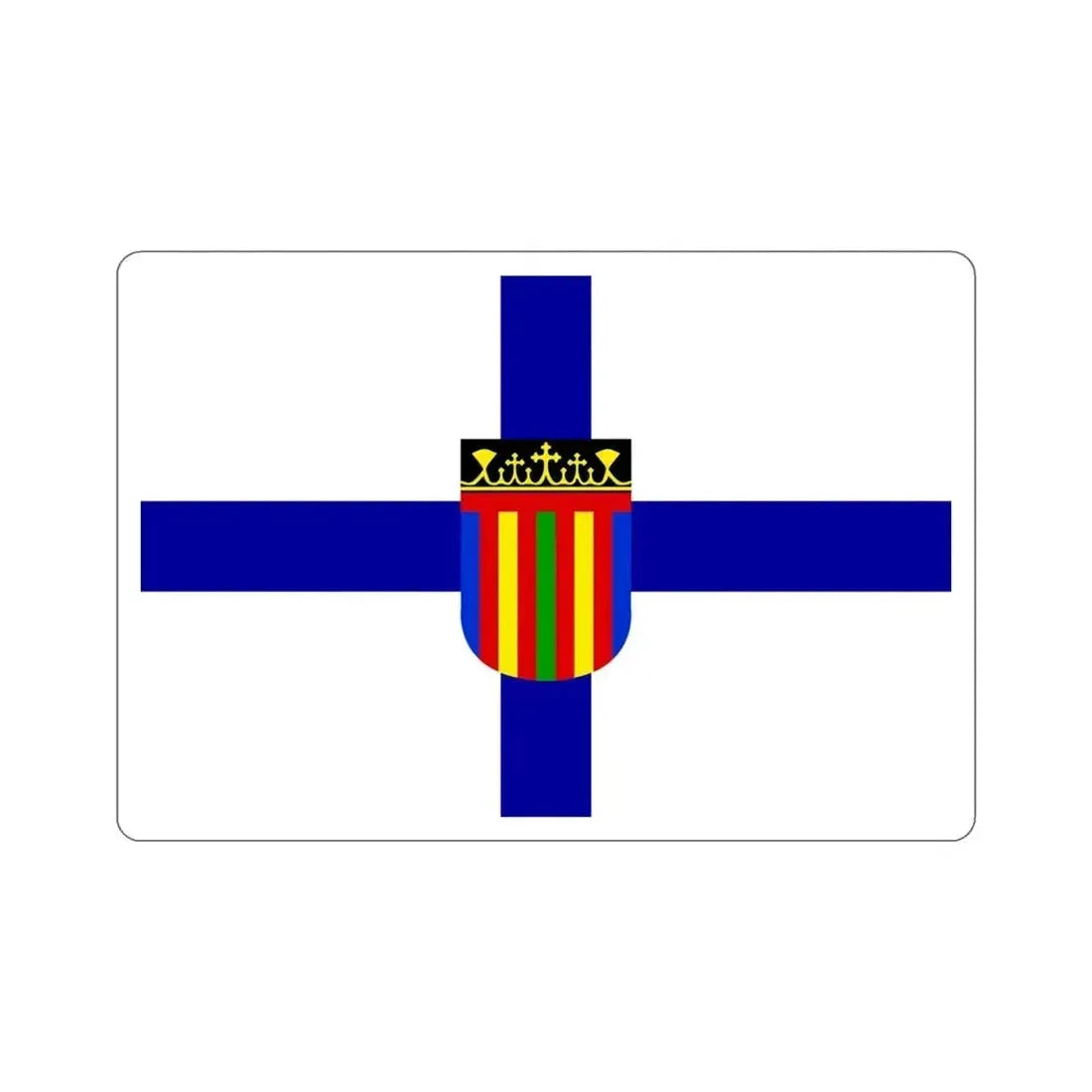 Flag of Coptic Church STICKER Vinyl Die-Cut Decal - The Sticker Space