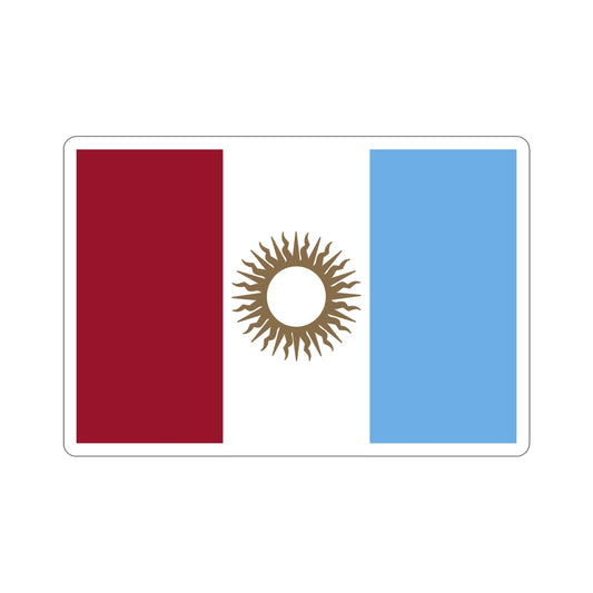 Flag of Córdoba Province Argentina STICKER Vinyl Die-Cut Decal-6 Inch-The Sticker Space