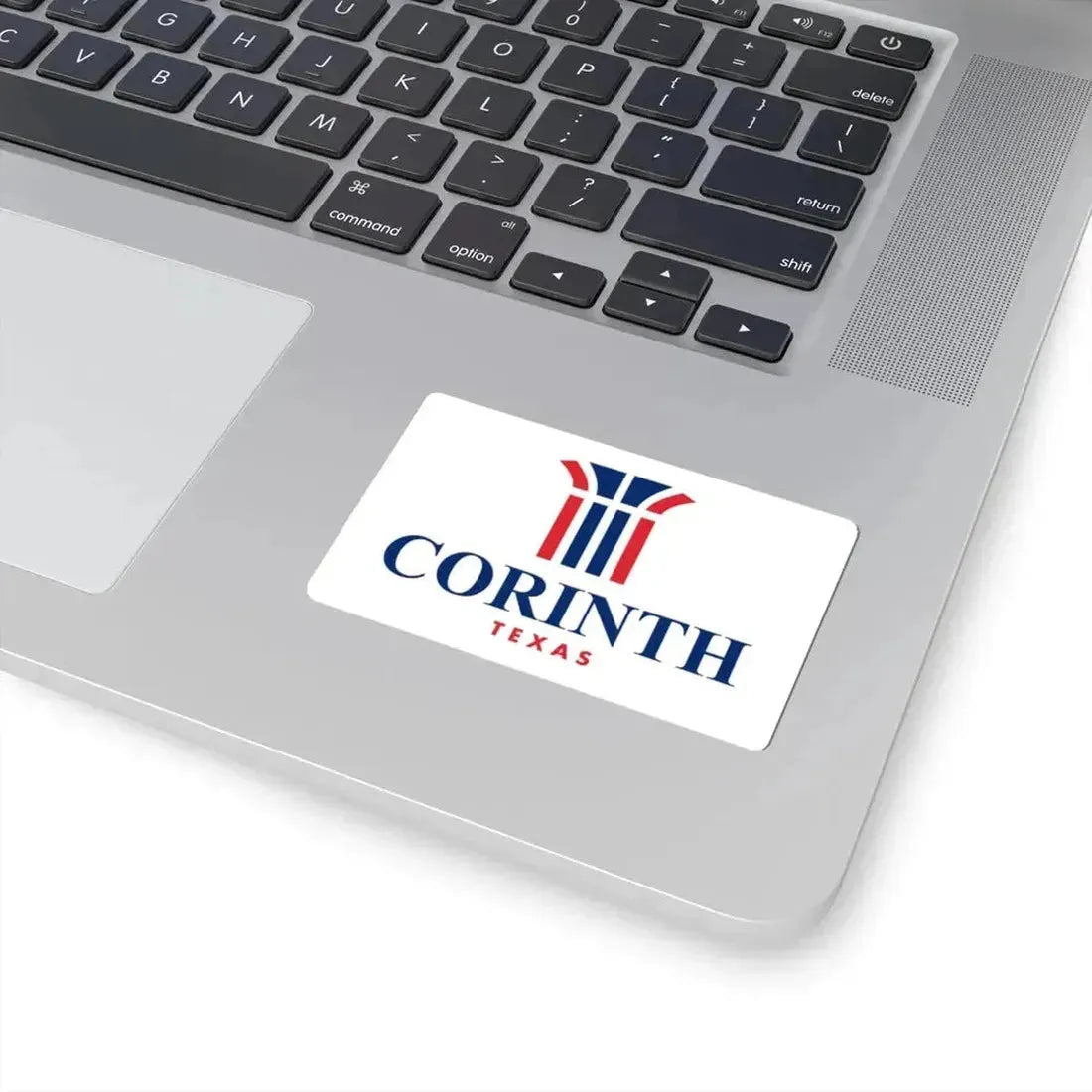 Flag of Corinth Texas (United States) STICKER Vinyl Kiss-Cut Decal - The Sticker Space