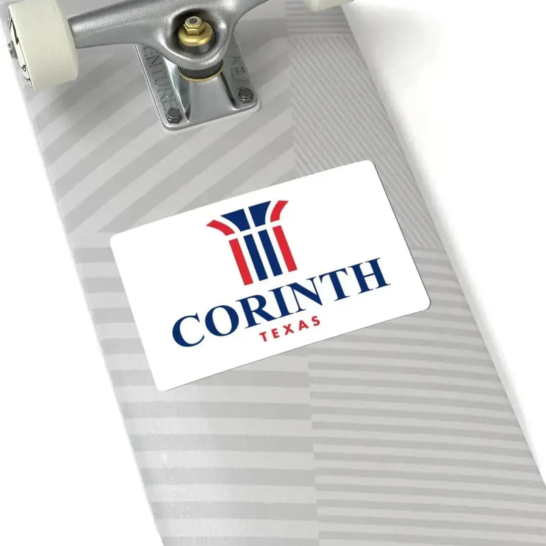 Flag of Corinth Texas (United States) STICKER Vinyl Kiss-Cut Decal - The Sticker Space