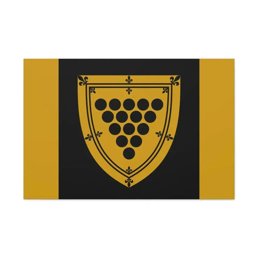 Flag of Cornwall Ontario Canada - Canvas Wall Art 36" x 24" 1.25" - The Sticker Space