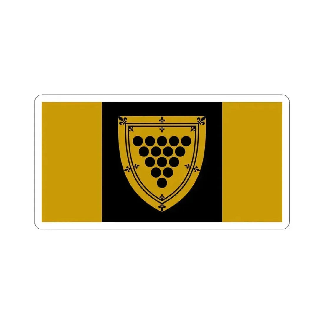 Flag of Cornwall Ontario Canada STICKER Vinyl Die-Cut Decal 4 Inch - The Sticker Space