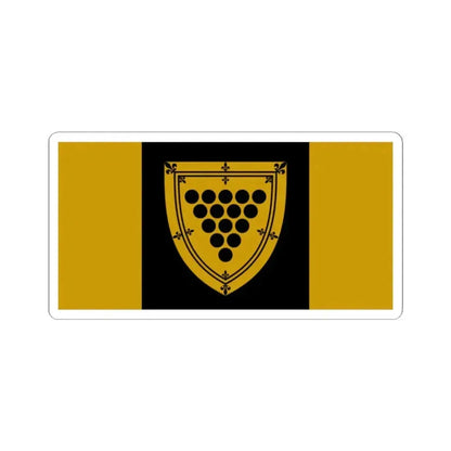 Flag of Cornwall Ontario Canada - STICKER Vinyl Kiss-Cut Decal 2 Inch White - The Sticker Space