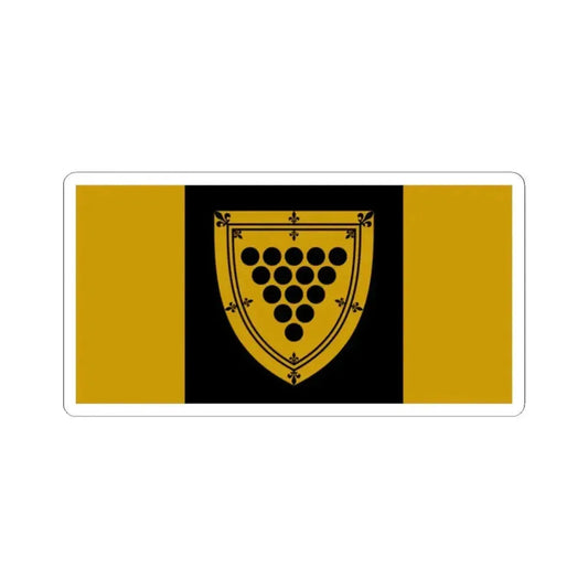 Flag of Cornwall Ontario Canada - STICKER Vinyl Kiss-Cut Decal 2 Inch White - The Sticker Space