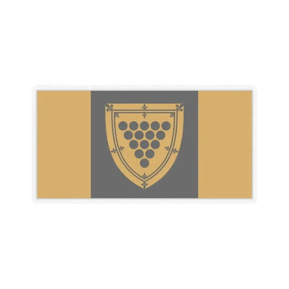 Flag of Cornwall Ontario Canada - STICKER Vinyl Kiss-Cut Decal 6 Inch Transparent - The Sticker Space