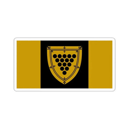 Flag of Cornwall Ontario Canada - STICKER Vinyl Kiss-Cut Decal 6 Inch White - The Sticker Space