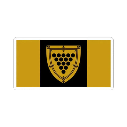 Flag of Cornwall Ontario granted (Canada) STICKER Vinyl Kiss-Cut Decal 2 Inch White - The Sticker Space