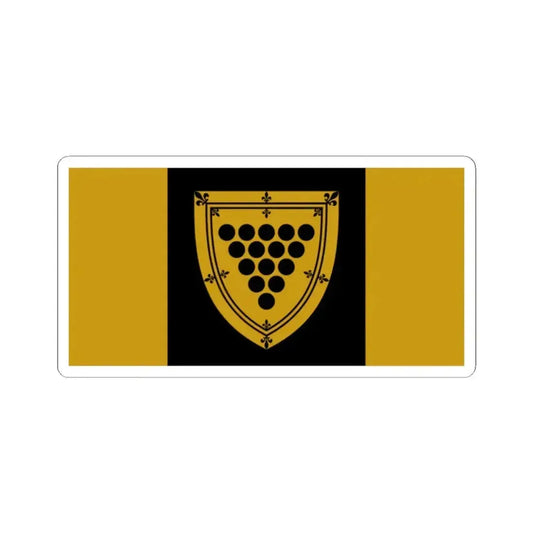 Flag of Cornwall Ontario granted (Canada) STICKER Vinyl Kiss-Cut Decal 2 Inch White - The Sticker Space