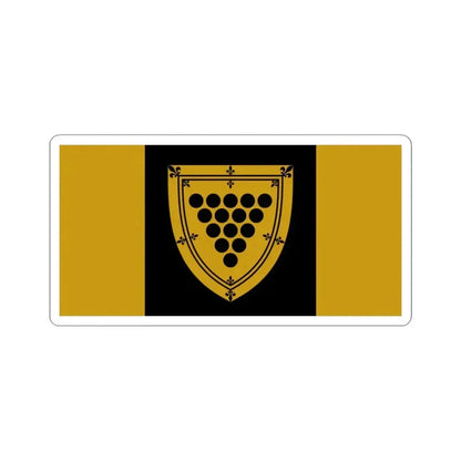 Flag of Cornwall Ontario granted (Canada) STICKER Vinyl Kiss-Cut Decal 3 Inch White - The Sticker Space