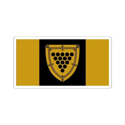 Flag of Cornwall Ontario granted (Canada) STICKER Vinyl Kiss-Cut Decal 4 Inch White - The Sticker Space