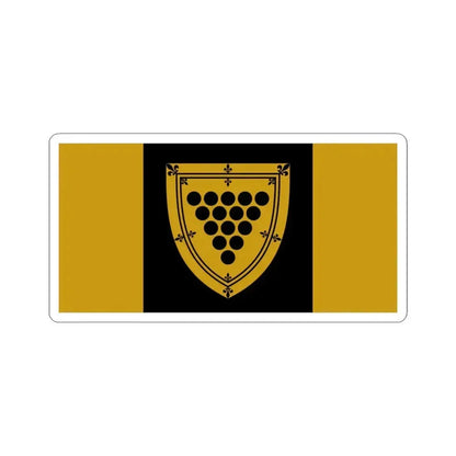 Flag of Cornwall Ontario granted (Canada) STICKER Vinyl Kiss-Cut Decal 6 Inch White - The Sticker Space