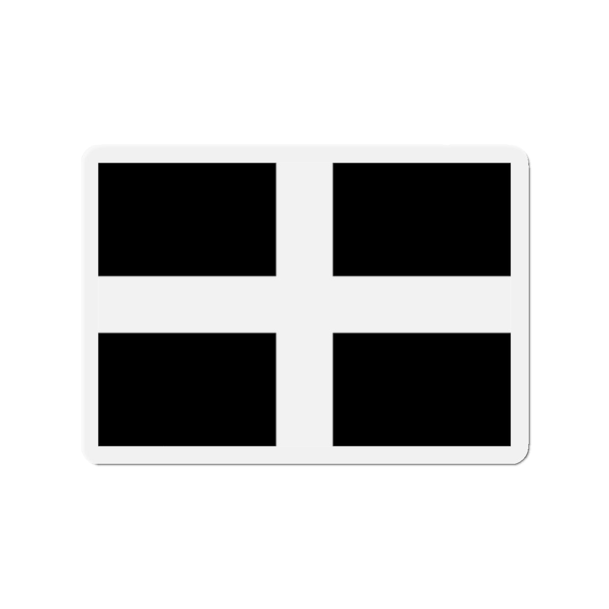 Flag of Cornwall UK - Die-Cut Magnet-2" x 2"-The Sticker Space