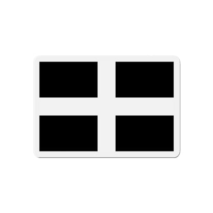 Flag of Cornwall UK - Die-Cut Magnet-6 × 6"-The Sticker Space