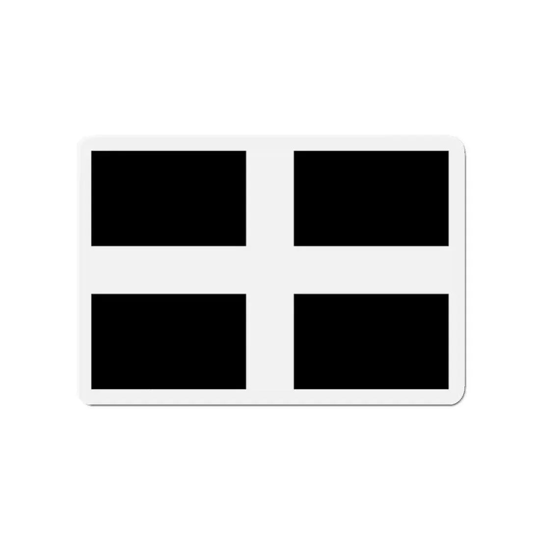 Flag of Cornwall UK - Refrigerator Magnet 3 Inch - The Sticker Space
