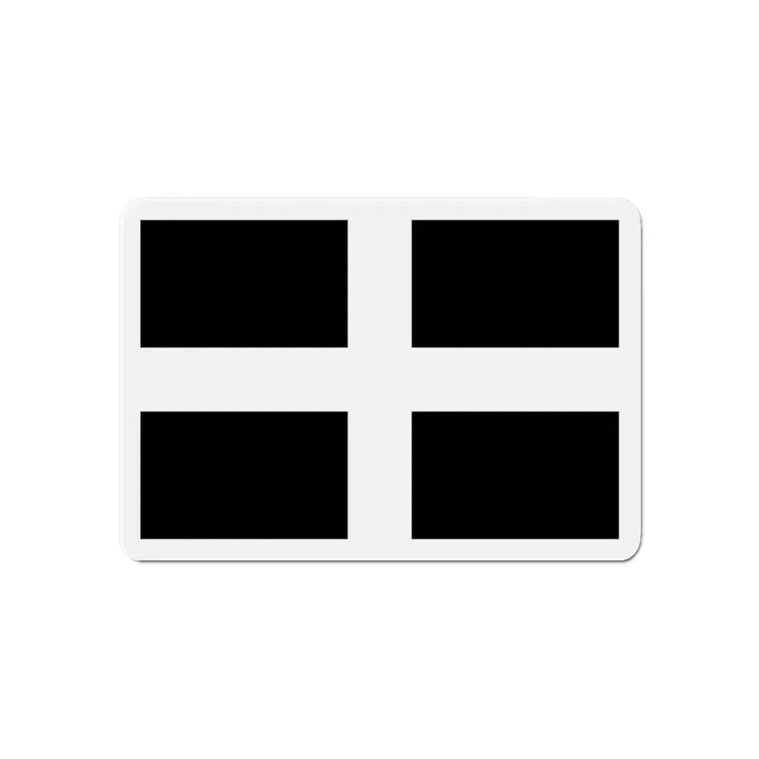 Flag of Cornwall UK - Refrigerator Magnet 6 Inch - The Sticker Space