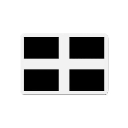 Flag of Cornwall UK - Refrigerator Magnet 6 Inch - The Sticker Space