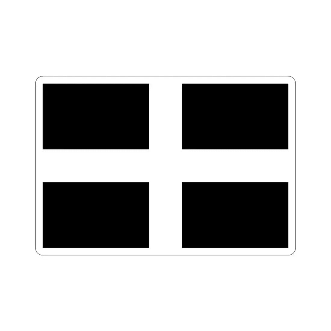Flag of Cornwall UK STICKER Vinyl Die-Cut Decal 2 Inch - The Sticker Space