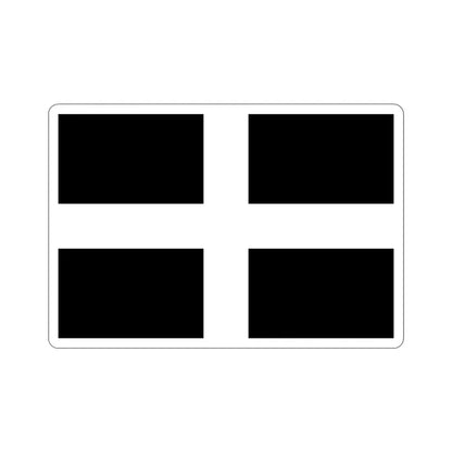 Flag of Cornwall UK STICKER Vinyl Die-Cut Decal 3 Inch - The Sticker Space
