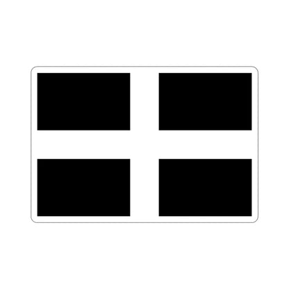 Flag of Cornwall UK STICKER Vinyl Die-Cut Decal 3 Inch - The Sticker Space