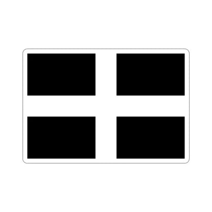 Flag of Cornwall UK STICKER Vinyl Die-Cut Decal 4 Inch - The Sticker Space