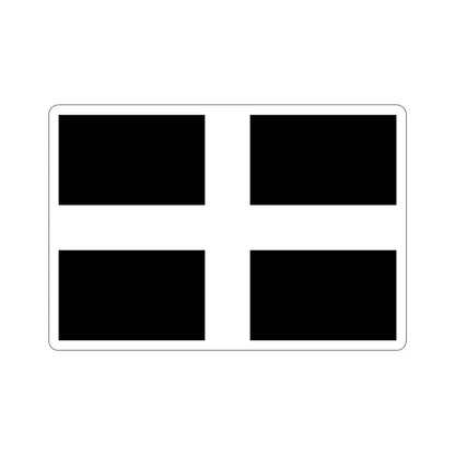 Flag of Cornwall UK STICKER Vinyl Die-Cut Decal 4 Inch - The Sticker Space