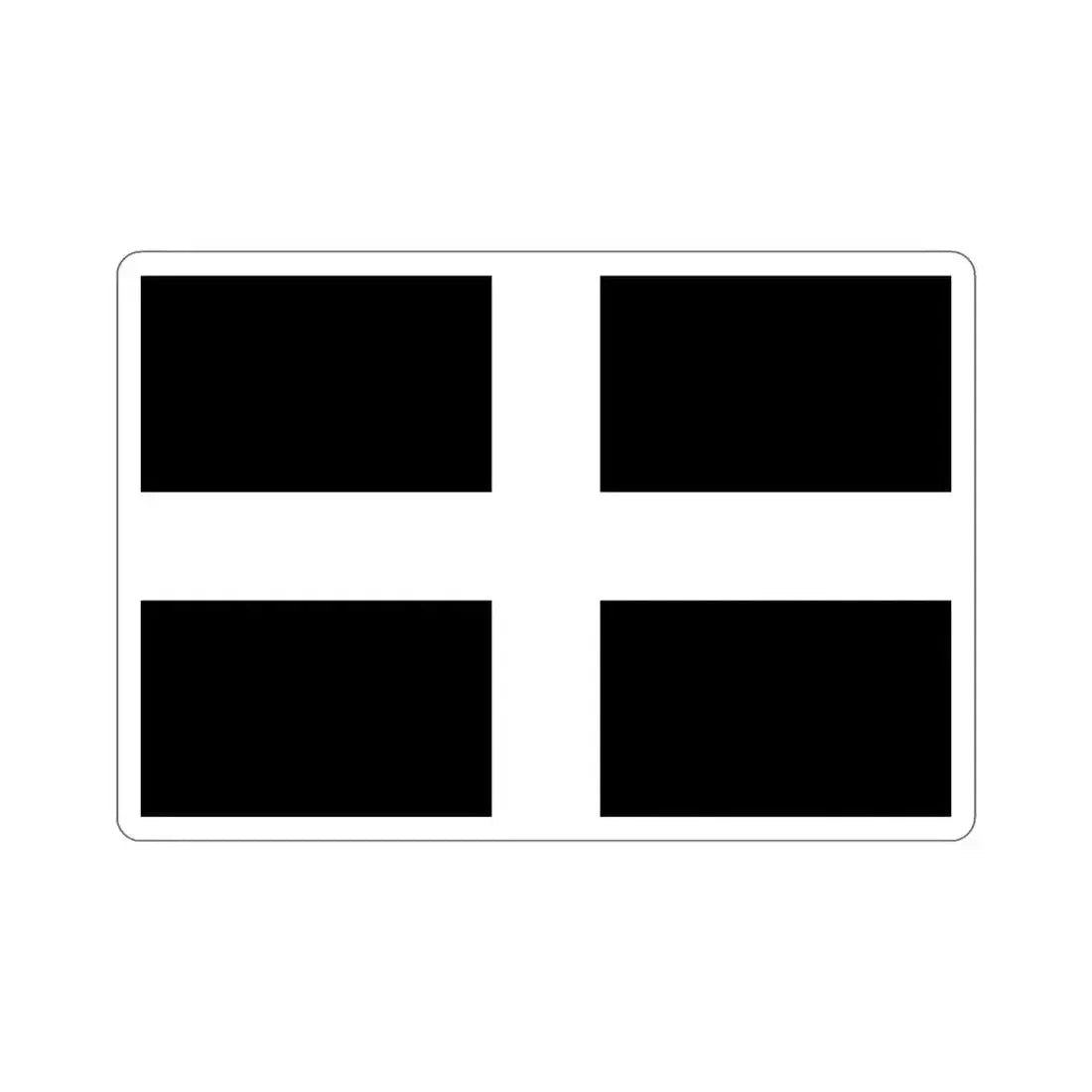 Flag of Cornwall UK STICKER Vinyl Die-Cut Decal 5 Inch - The Sticker Space