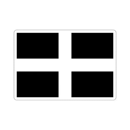 Flag of Cornwall UK STICKER Vinyl Die-Cut Decal 5 Inch - The Sticker Space