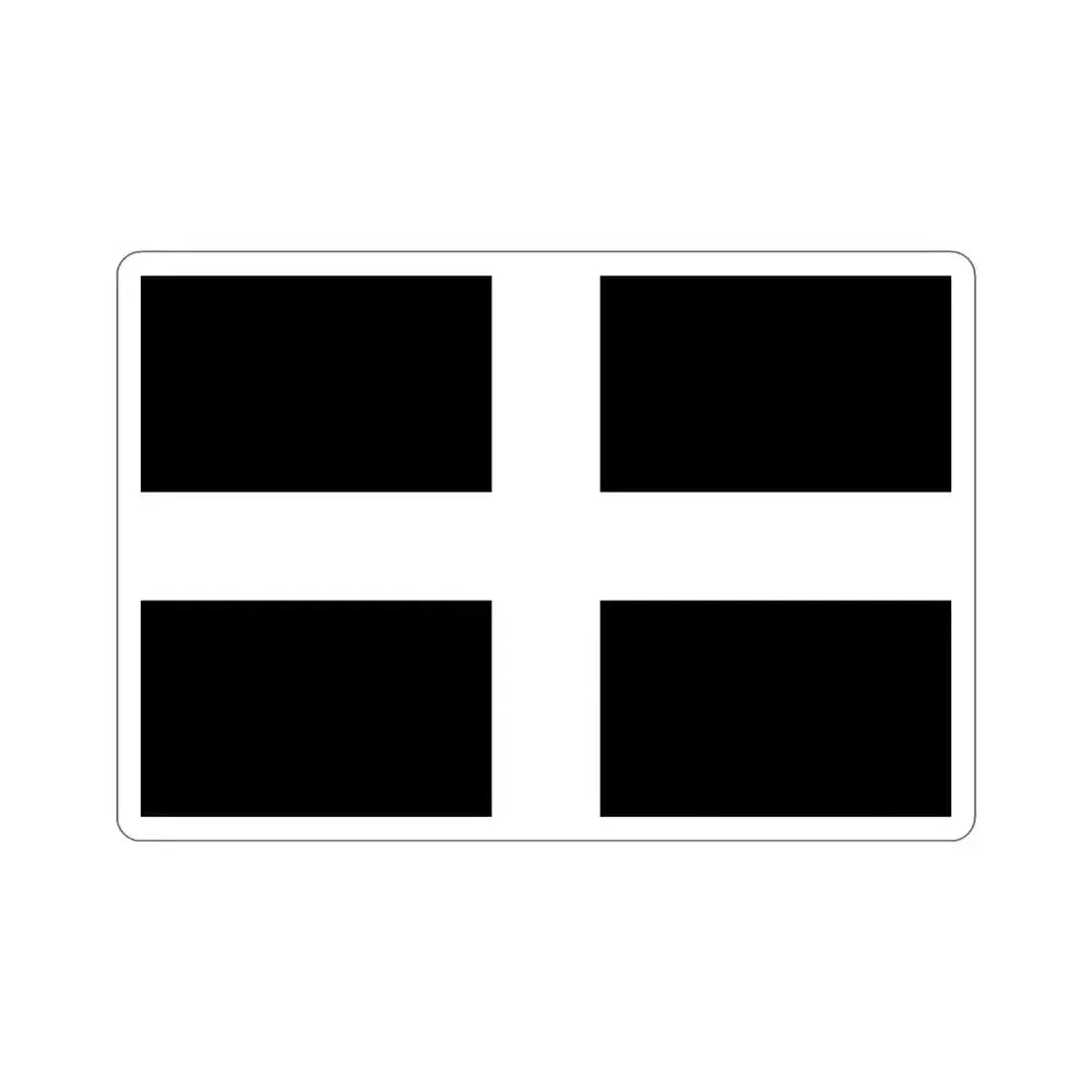 Flag of Cornwall UK STICKER Vinyl Die-Cut Decal 5 Inch - The Sticker Space