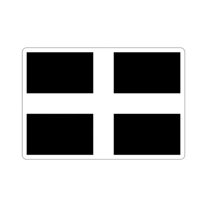 Flag of Cornwall UK STICKER Vinyl Die-Cut Decal 5 Inch - The Sticker Space
