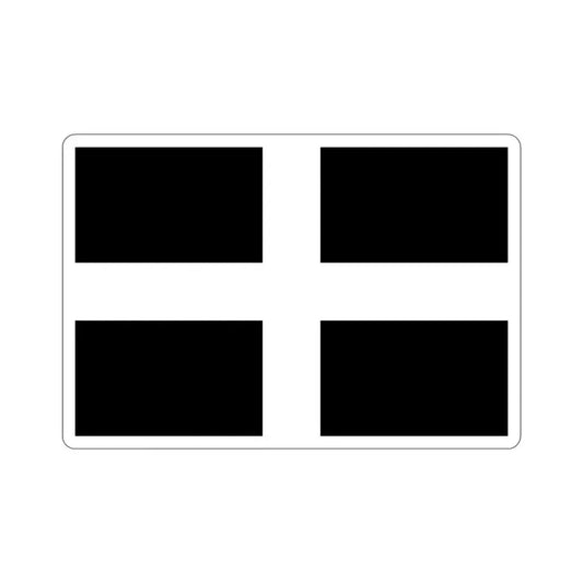 Flag of Cornwall UK STICKER Vinyl Die-Cut Decal 6 Inch - The Sticker Space