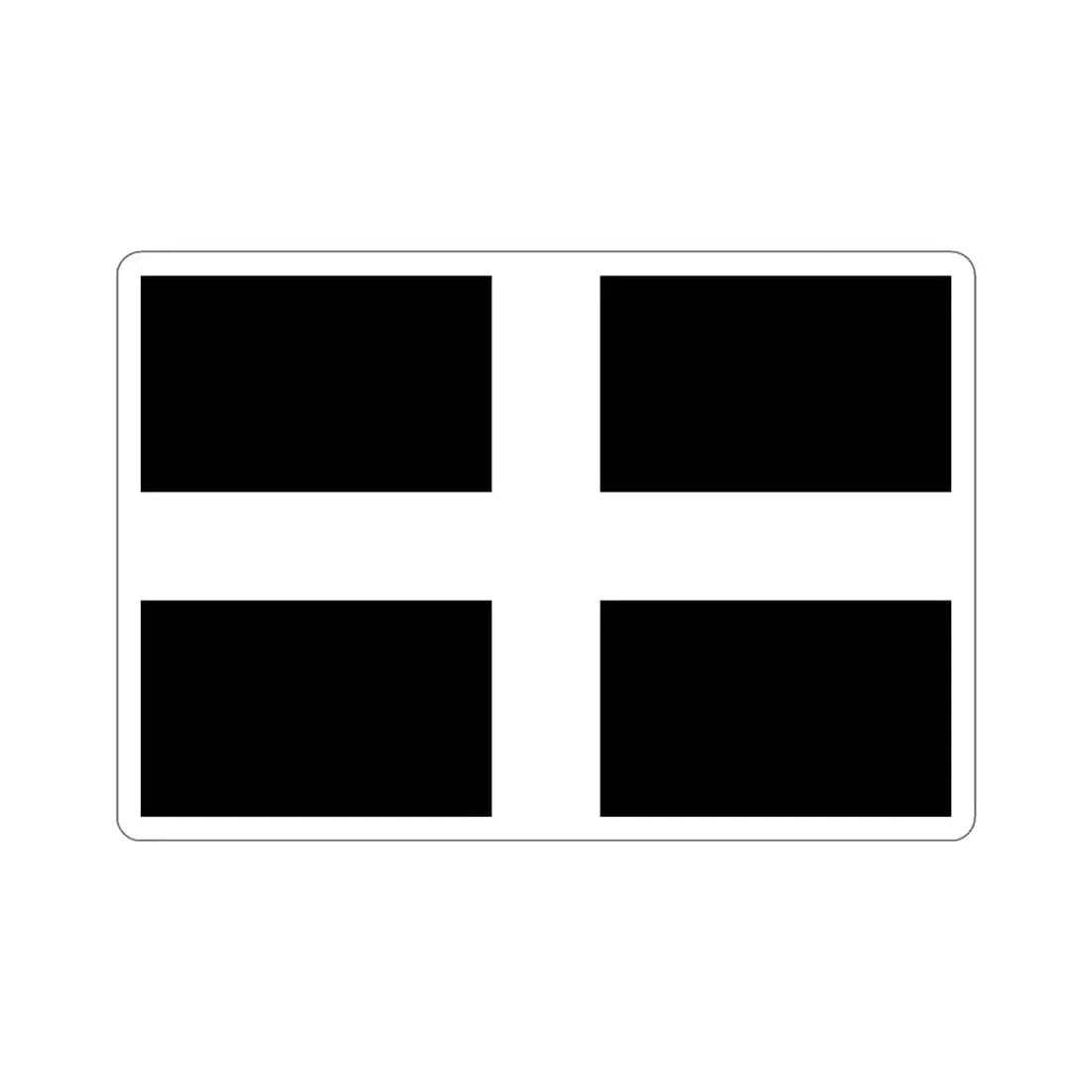 Flag of Cornwall UK STICKER Vinyl Die-Cut Decal - The Sticker Space