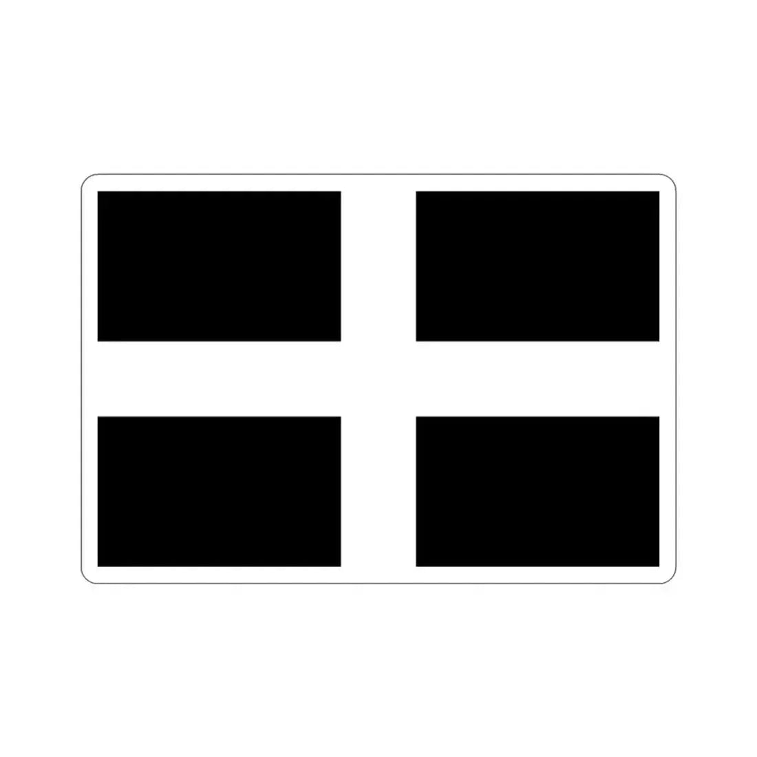 Flag of Cornwall UK STICKER Vinyl Die-Cut Decal - The Sticker Space