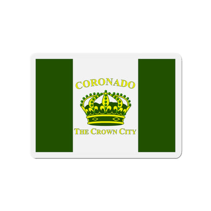 Flag of Coronado California - Die-Cut Magnet-3" x 3"-The Sticker Space