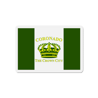 Flag of Coronado California - Die-Cut Magnet-5" x 5"-The Sticker Space