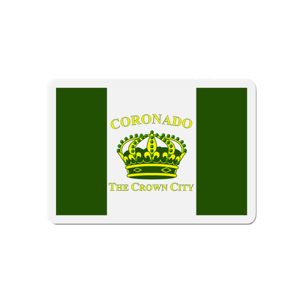 Flag of Coronado California - Die-Cut Magnet-6 × 6"-The Sticker Space